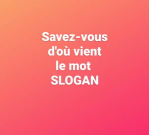 définition de slogan