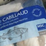 Mer étiquettes Poisson surgelé